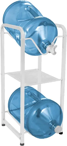 Vista 2 de BRIO Dispensador de acero inoxidable/soporte de almacenamiento (gris)