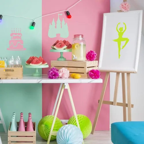 Vista 7 de 20 plantillas para niños para pintar plantillas de tiza de 8 pulgadas