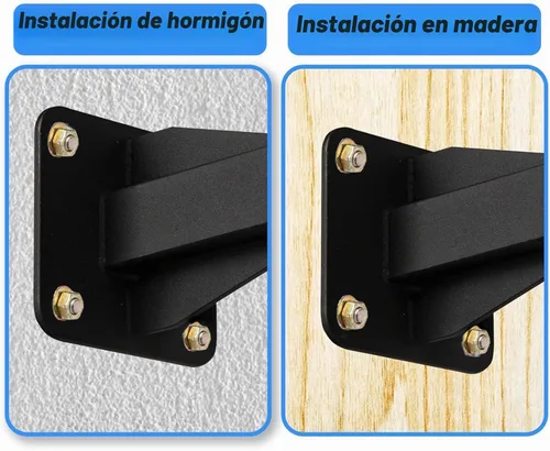 Vista 4 de Soporte de pared para saco de boxeo pesado, soporte de bolsa de boxeo resistente, soporte de montaje para saco de boxeo para entrenamiento de Muay