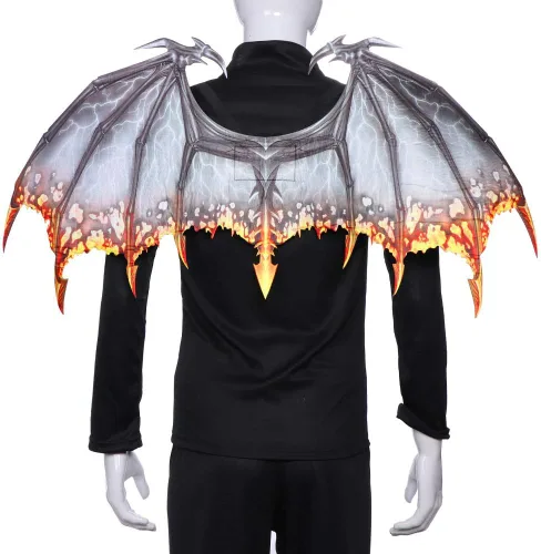 Vista 24 de Himine Alas de dragón no tejidas para adultos Cosplay Props