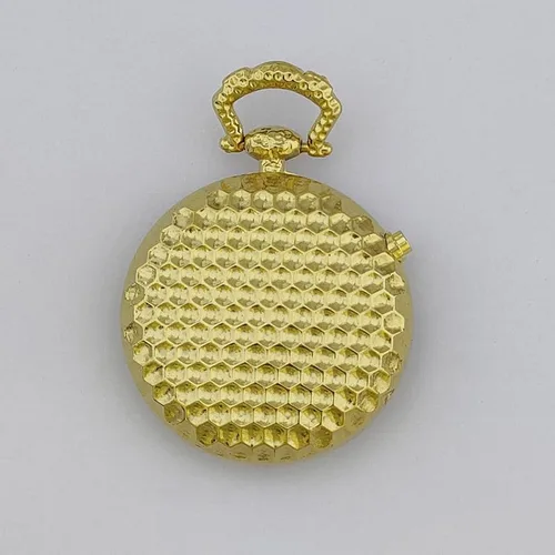 Vista 3 de English Voice Talking Watch for Blind, Visually impaired or Elderly,Gold pocket watch