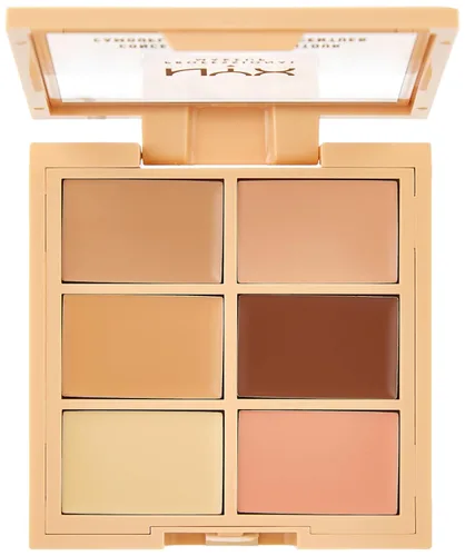 Vista 3 de NYX PROFESSIONAL MAKEUP Paleta de sombras, ocultar, corregir – Luz