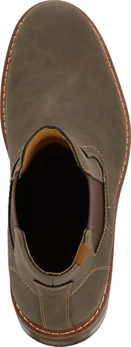 Vista 4 de Dockers Botas Chelsea resistentes para hombre Ransom, Marrón oscuro