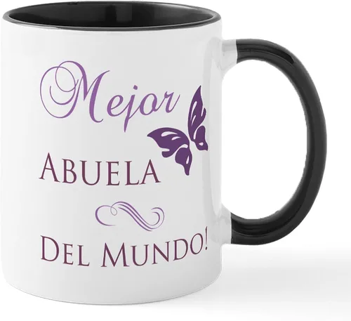 Vista 19 de CafePress Taza de café de cerámica Number One Abuelo de 11 oz (11.0 fl oz)