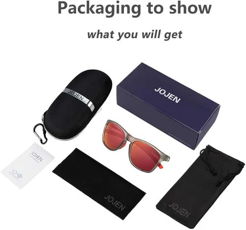 Vista 6 de JOJEN Polarized Sports Sunglasses for Women Men Running Golf Fishing Cycling Driving 100 UV Protection Sun Glasses JE001