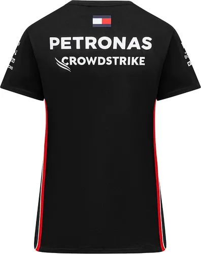 Vista 4 de Mercedes AMG Petronas Formula One Team - Camiseta para mujer 2023 Team - Negro - Talla: XL