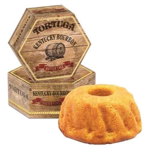 Vista 17 de Tortuga - Paquete de regalo de surtido de pasteles de ron caribeño de 4 onzas