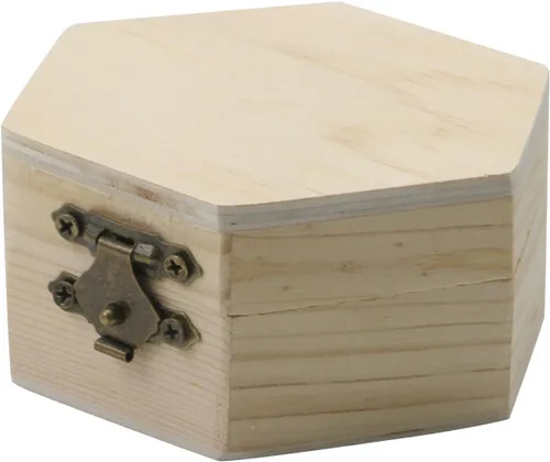 Vista 9 de Caja de madera sin terminar en forma de corazón Madera de pino natural Cajas de madera DIY Craft con tapa para manualidades de almacenamiento