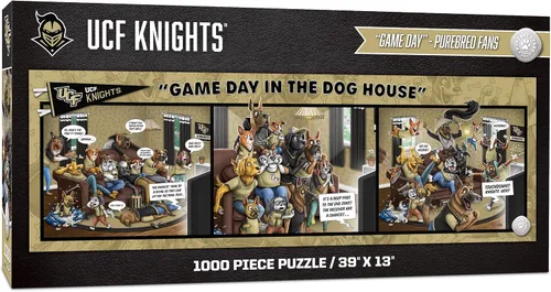 Vista 45 de YouTheFan NCAA Game Day in The Dog House - Rompecabezas de 1000 piezas