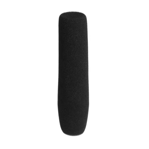 Vista 6 de AKOAK 1pc x 4.7 in Negro Cámara Micrófono Parabrisas Espuma Suave Micrófono Cubierta Esponja para Micrófonos de Escopeta para Audio-Technica, Azden