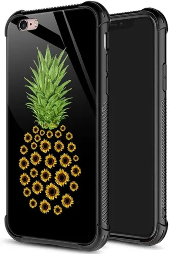 Vista 32 de ZHEGAILIAN Funda para iPhone 6/6S, protección de grado militar, esquinas a prueba de golpes, funda antiarañazos para iPhone 6/6S, pavo real