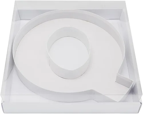 Vista 13 de WENPACK 2025 - Caja de regalo de cartón con forma de tapa transparente (negro, tapa graduada)