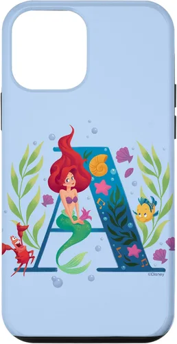 Vista 16 de Disney Carcasa para iPhone 17 con monograma de sirena y letra A para Ariel
