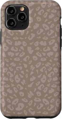 Vista 29 de Neutral Tan - Chic Elegant Leopard Animal Funda con patrón de impresión para iPhone 17