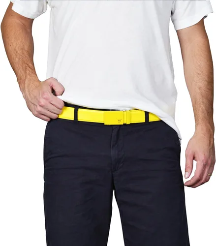 Vista 2 de Mission Belt Cinturón de trinquete de cuero para hombre, colección Solid de 1.575 in