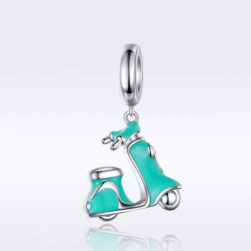 Vista 3 de Abalala - Abalorio para coche de plata de ley 925, abalorio para pulsera y collar Pandora