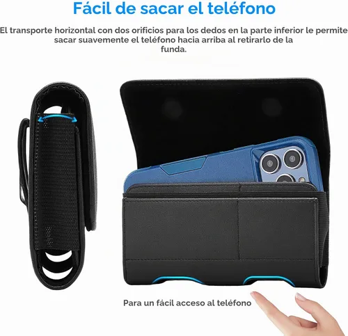 Vista 3 de Mopaclle Funda para Teléfono para iPhone 17 Pro Max, 17 Air, iPhone 16 Pro Max, 15 Pro Max 15 Plus, 14 Pro Max 13 Pro Max, 12 Pro Max, Funda Premium