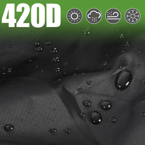 Vista 3 de Funda UTV de 4 plazas 420D impermeable para todo tipo de clima, compatible con Polaris Ranger Crew XP 1000 Mule RZR XP 4 Talon con tiras