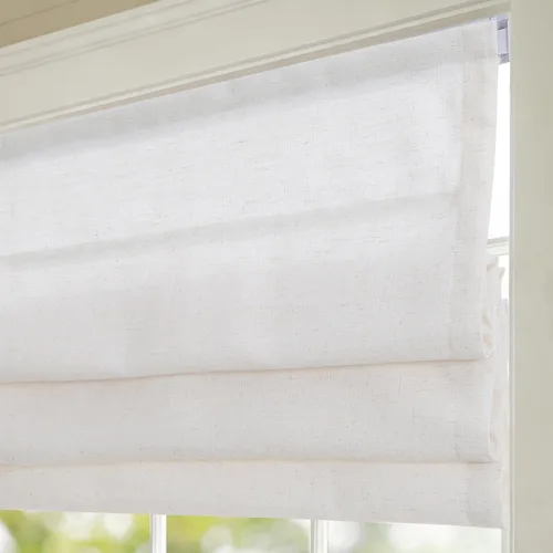Vista 20 de Persianas romanas sin cuerda para ventanas, persianas opacas para el hogar, persianas romanas de tela personalizadas para oscurecer la habitación