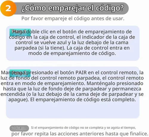 Vista 7 de Okin Control remoto inalámbrico de mano de reemplazo para camas ajustables eléctricas RF.27.19.33