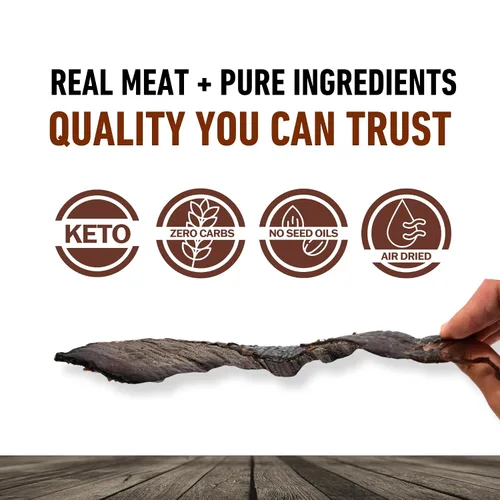 Vista 4 de Carnívore Crisps, patatas fritas de hígado de res alimentadas con pasto y terminadas, con alto contenido de proteínas, aprobadas para dieta