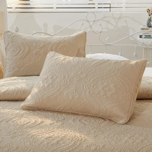 Vista 13 de Brandream Fundas de almohada acolchadas 100% algodón, 2 piezas, tamaño estándar, diseño de pájaros de campo americano, decoración de dormitorio