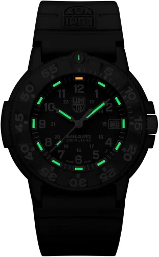 Vista 3 de Luminox 3001 Navy Seal Series Reloj analógico de cuarzo, Negro, Casual