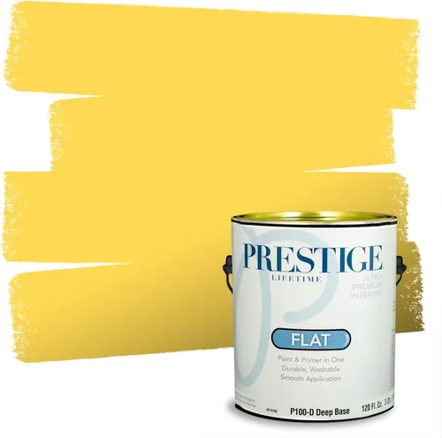 Vista 28 de PRESTIGE Pinturas de pintura exterior e imprimación en uno, 1 galón, plano, combinación comparable de Benjamin Moore* Pila de heno