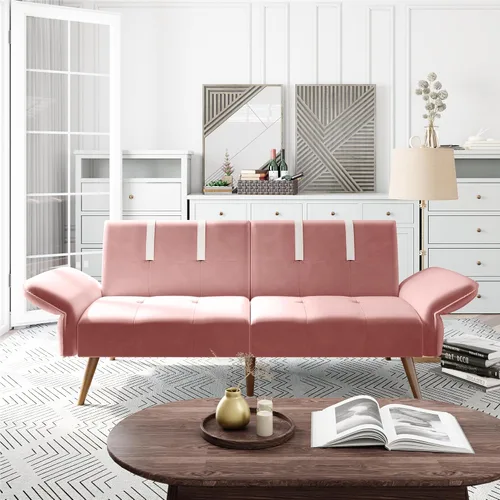 Vista 10 de Shintenchi Sofá 104 sin huesos, sofá modular en forma de L con asiento profundo, sofá de espuma de nube con diván de gran tamaño, no requiere Beige