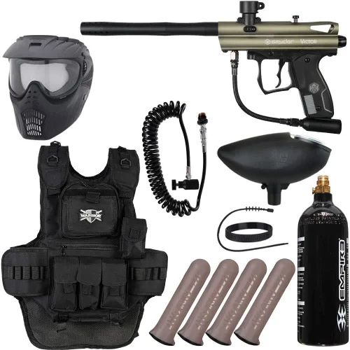 Vista 2 de Action Village Kingman Spyder Victor - Kit de pistola de paintball pesada
