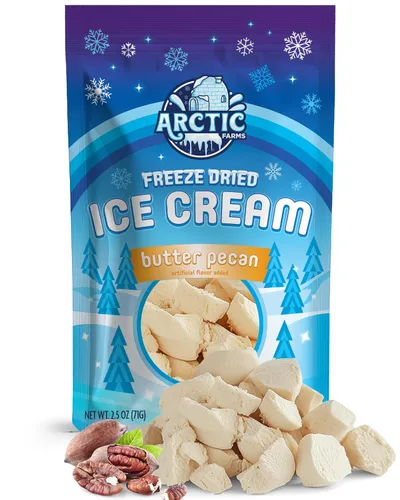 Vista 27 de Arctic Farms Trozos de Helado Liofilizado Empaquetados y en Caja - No se Derrite (1 libra, S'mores)
