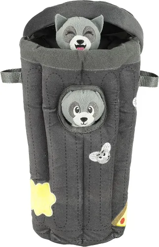 Vista 15 de Outward Hound Hide A Birthday Cake, rompecabezas de peluche con temática de cumpleaños para perros