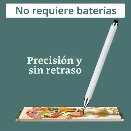 Vista 5 de Lápiz capacitivo universal para tablet Android/iPhone/pantallas táctiles/Samsung/Kindle Fire HD, lápiz capacitivo universal estilista 2 en 1