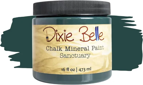 Vista 247 de Pintura para muebles con acabado de tiza Dixie Belle Paint Company - Amatista (4oz) - Pintura mineral de tiza chic púrpura profundo mate