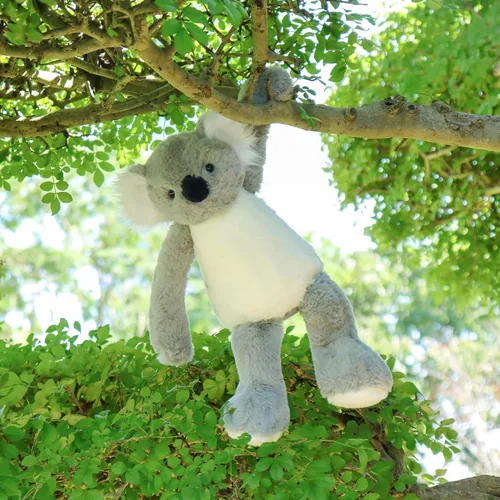 Vista 3 de Apricot Lamb Juguetes de peluche de koala gris, suave, perfecto para niños (koala gris, 9 pulgadas)