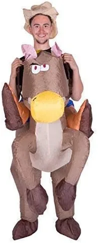 Vista 2 de Bodysocks Disfraz de vaquero inflable
