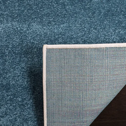 Vista 3 de SAFAVIEH - Alfombra decorativa de la colección Hollywood, 2'3" x 4', azul pavo real y fucsia, diseño moderno de mediados de siglo, sin