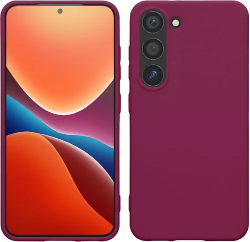 Vista 100 de kwmobile Funda compatible con Samsung Galaxy S23 - Funda protectora de silicona TPU suave y delgada - Piedra antigua