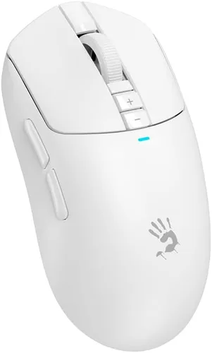 Vista 5 de Bloody R72 Ultra Wireless Gaming Mouse 20000 CPI Sensor óptico 1ms Modo dual de baja latencia USB e inalámbrico - Blanco