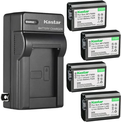 Vista 7 de Kastar Reemplazo del cargador de batería de pared de CA NP-FW50 para Sony Cyber-Shot DSC-RX10 III, Cyber-Shot DSC-RX10M3, Cyber-Shot DSC-RX10 IV