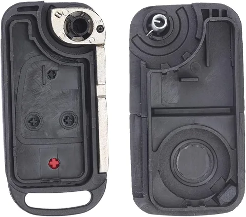Vista 5 de Keymall llave de coche remoto entrada llave shell caso 3+1 botón para Mercedes-Benz C E ML S HU39 hoja en blanco