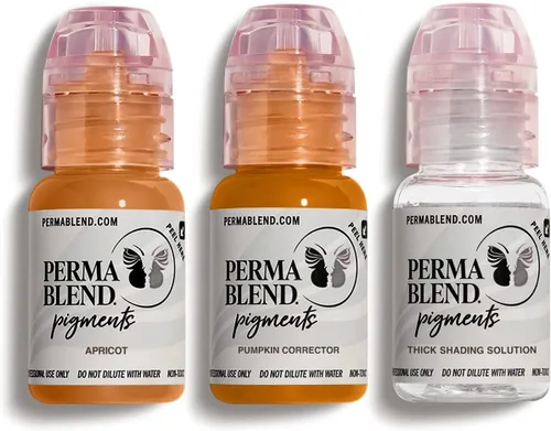 Vista 7 de Perma Blend Kit de tatuaje de cejas de luz a oscura, maquillaje permanente y tinta microblading para uso profesional, contiene tinta de tatuaje