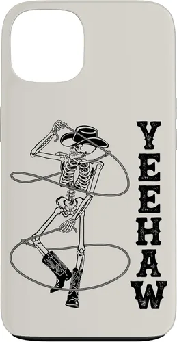 Vista 7 de Western Cowboy Skeleton Yeehaw Rodeo Southern Country Music Case for iPhone 17