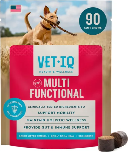 Vista 9 de VetIQ Suplemento multivitamínico para perros, apoya la función cerebral activa, el sistema inmunológico y el sistema digestivo, multivitamínico