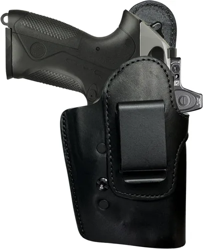 Vista 18 de Urban Carry LockLeather IWB RMR/RDS Holster - Right Handed Secure & Comfortable Leather/Polymer Hybrid Design for Optimal Comfort Compatible with