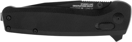 Vista 5 de SOG Terminus XR G10 para llevar a diario, cuchillos plegables de bolsillo resistentes EDC ambidiestros Mango G10 Hoja de acero D2 resistente al