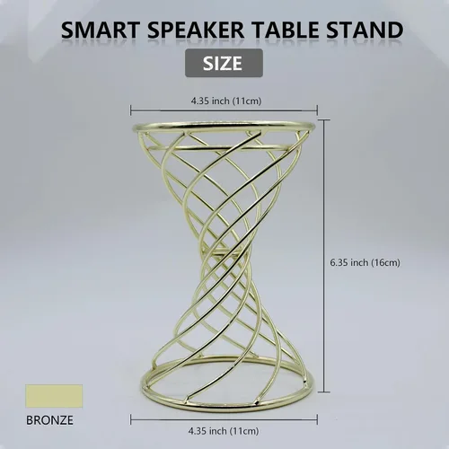 Vista 7 de Dutiplus Soporte decorativo de mesa con altavoz inteligente para Echo Dot 3ª/4ª/5ª generación, Echo 4ª/5ª generación, Echo Glow, Apple Homepod Mini