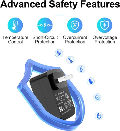 Vista 4 de Fuente de alimentación de 100V-240V a 24V, adaptador de corriente de 24V 1A