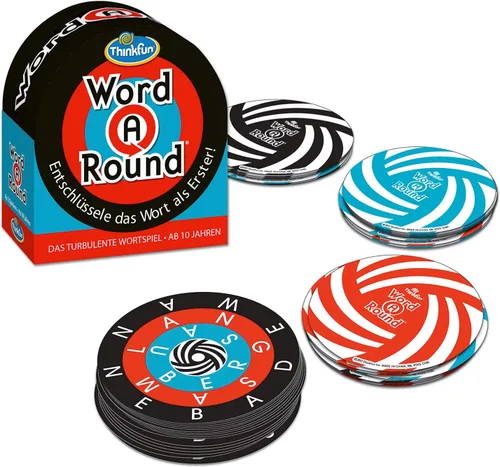 Vista 5 de ThinkFun 76307 - Word A Round - Versión alemana
