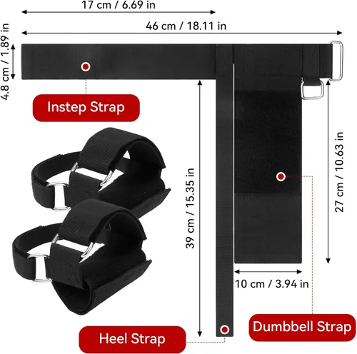 Vista 4 de Pesas de tobillo ajustables para hombres y mujeres, paquete de 2 unidades, correas de entrenamiento de tobillo para entrenamiento de gimnasio